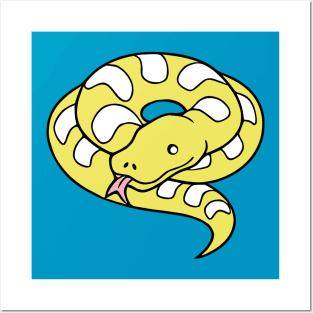 Yellow Boa Constrictor Posters and Art